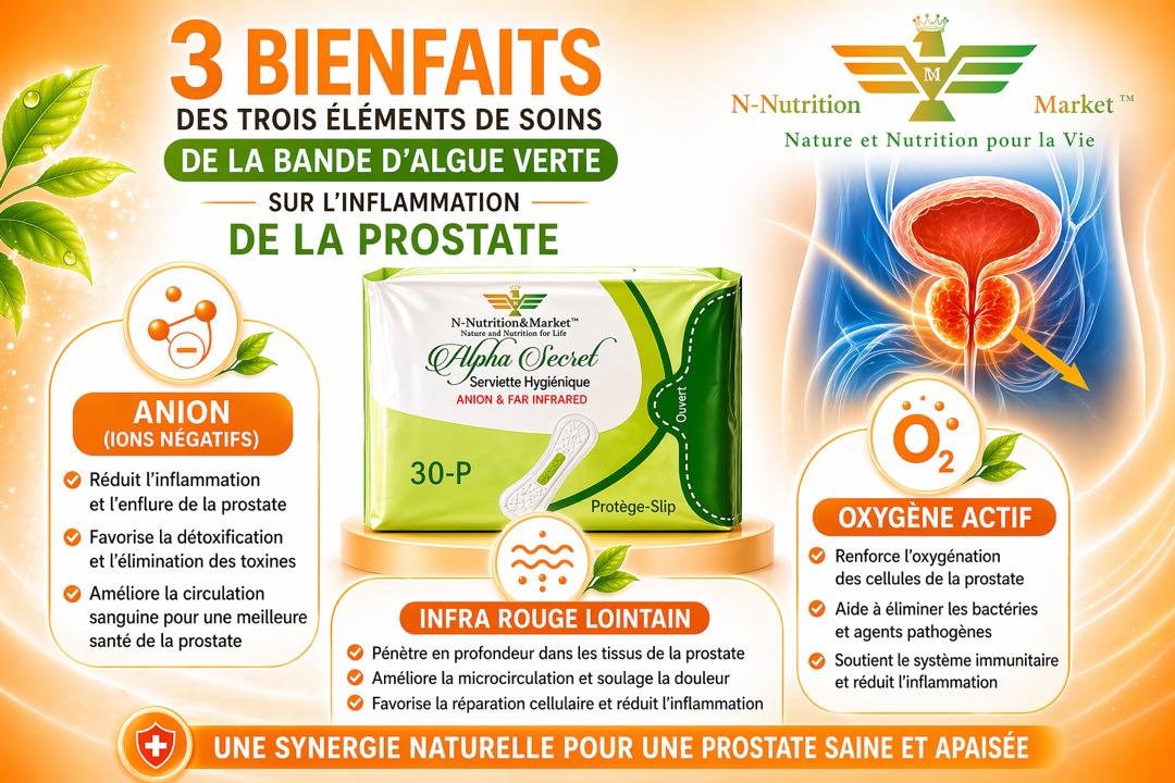 Alpha Secret – Serviettes hygiéniques Anion &  Far Infrared